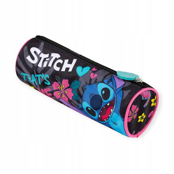 Piórnik tuba okrągła Stitch