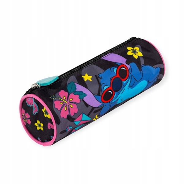 Piórnik tuba okrągła Stitch