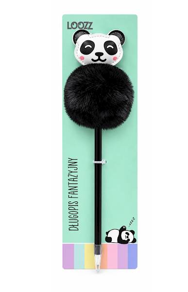 Długopis Fantazyjny Majewski LOOZZ Panda czarna