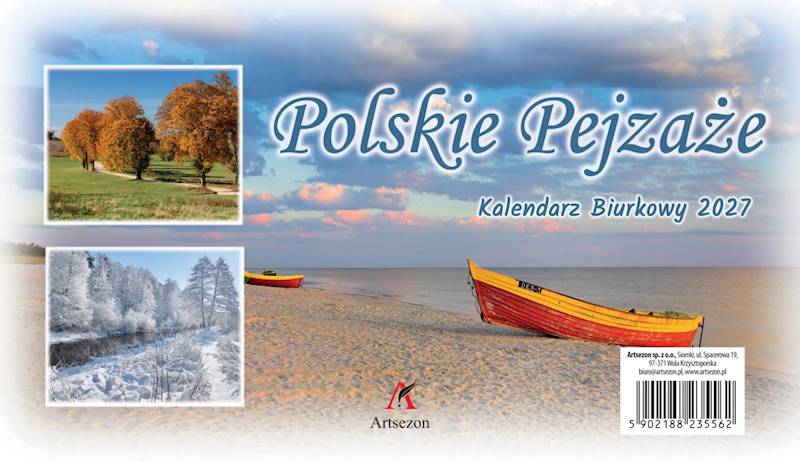 Kalendarz 2027 Artsezon biurkowy 19,5x11 Polskie P