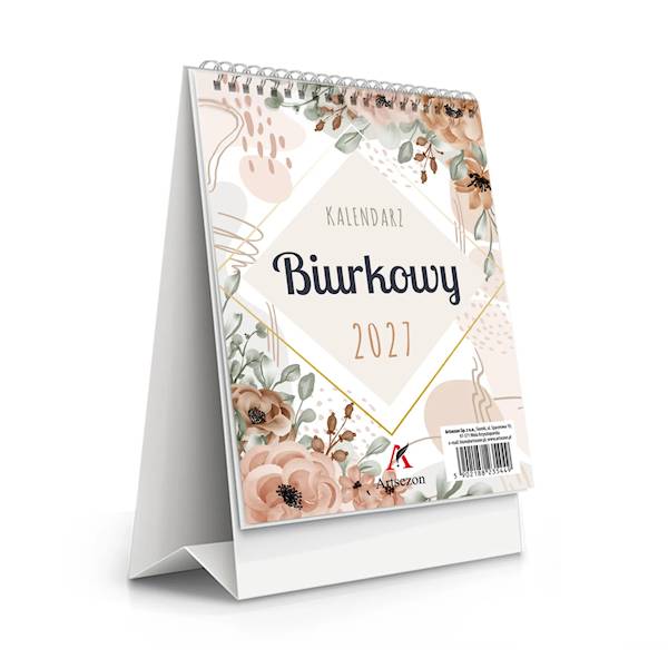 Kalendarz 2027 Artsezon biurkowy 17x12 pionowy