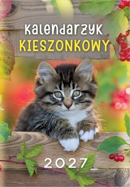 Kalendarz 2027 Artsezon Kieszonkowy A7 Kotek