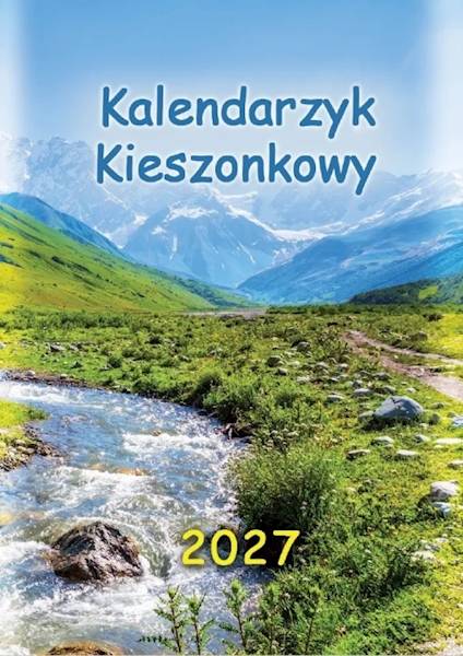Kalendarz 2027 Artsezon Kieszonkowy A7 Góry Strumy