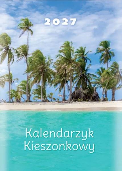 Kalendarz 2027 Artsezon Kieszonkowy A7 Palmy