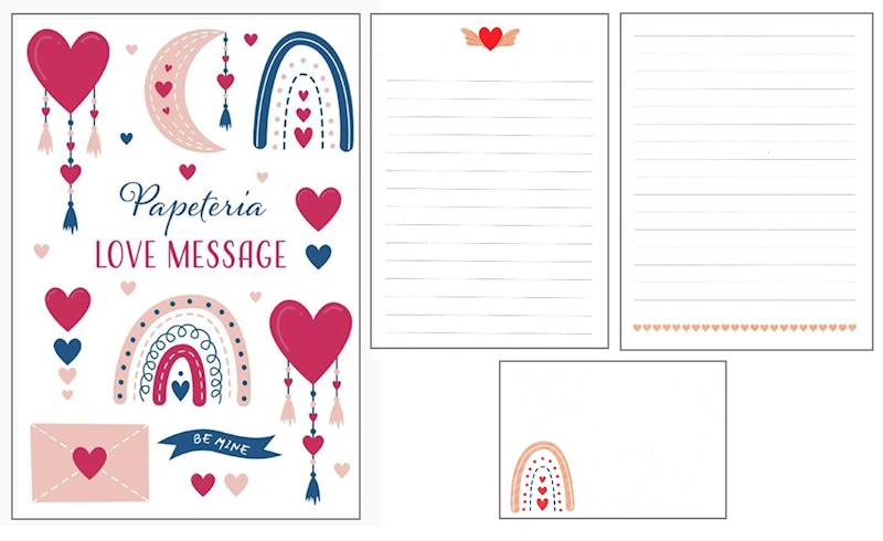 Papeteria kolorowa POL-MAK Love Message