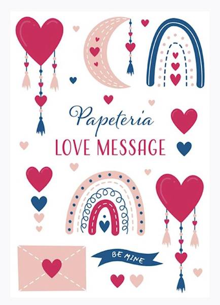 Papeteria kolorowa POL-MAK Love Message
