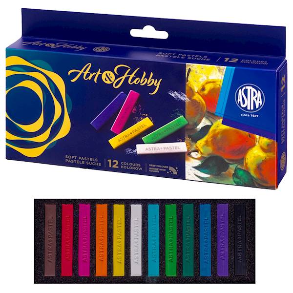 Pastele suche 12 kol. Astra Art Hobby Prestige