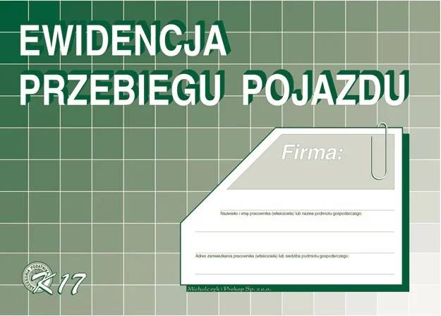 Ewidencja przebiegu pojazdów bez koszty A5