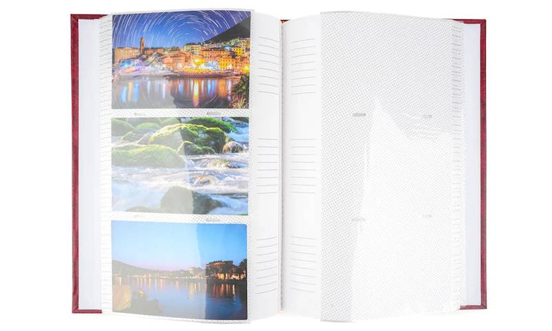 Album kieszeń 22x33 300z 10x15 Viny 1 Bordowy