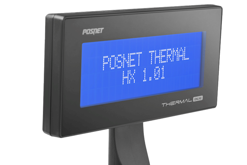 Drukarka fiskalna POSNET Thermal HX ONLINE 1.01 Std. wyświetlacz chorągiewka