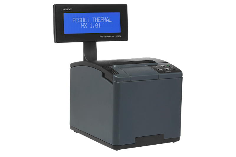 Drukarka fiskalna POSNET Thermal HX ONLINE 1.01 Std. wyświetlacz chorągiewka