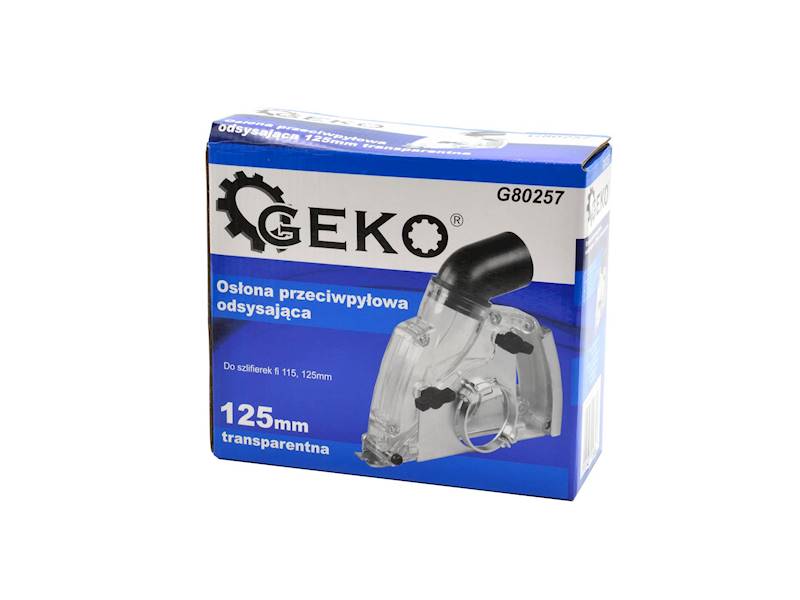 OSŁONA PRZECIWPYŁOWA TRANSPARENTNA 115/125MM GEKO