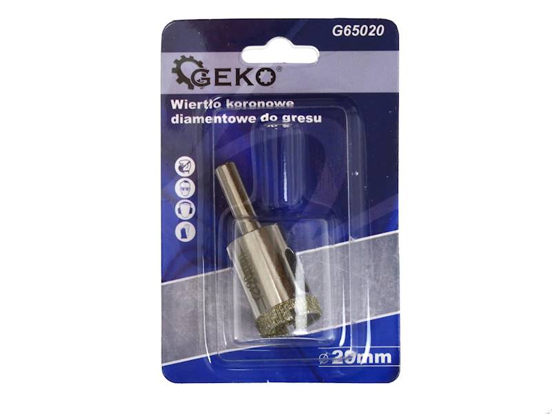 WIERTŁO DO GRESU  20MM GEKO /NA MOKRO/ 