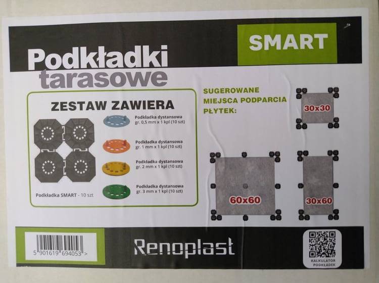 WSPORNIKI TARASOWE SMART /ZESTAW NA 1,50M2/ PROMO