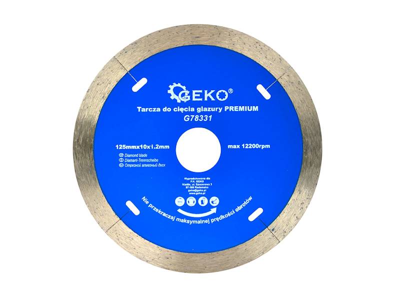 TARCZA DIAMENTOWA DO PŁYTEK GEKO 125/22.2MM
