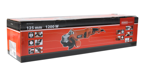 SZLIFIERKA KĄTOWA REG OBROTY 125mm/1200W EXPERT 