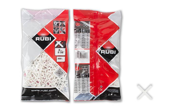 KRZYŻYKI RUBI 2mm /300szt/