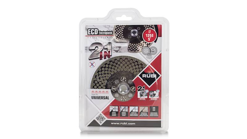 TARCZA DIAMENTOWA RUBI ECD 125 CIĘCIE+SZLIFOWANIE