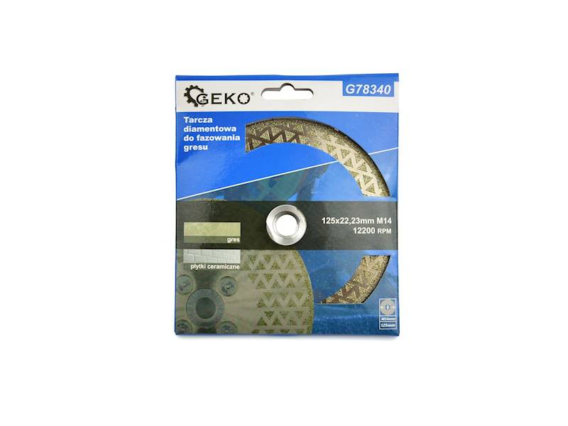 TARCZA DIAMENTOWA DO GRESU 2W1 GEKO 125/22.23MM