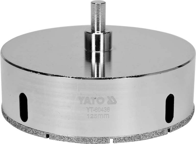 WIERTŁO DO GRESU 125MM YATO /NA SUCHO LUB MOKRO/ 