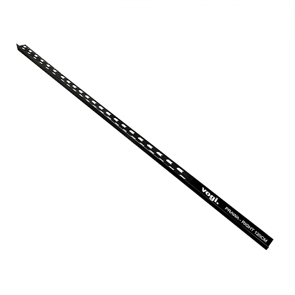 LISTWA SPADKOWA CZARNA PRAWA 150CM