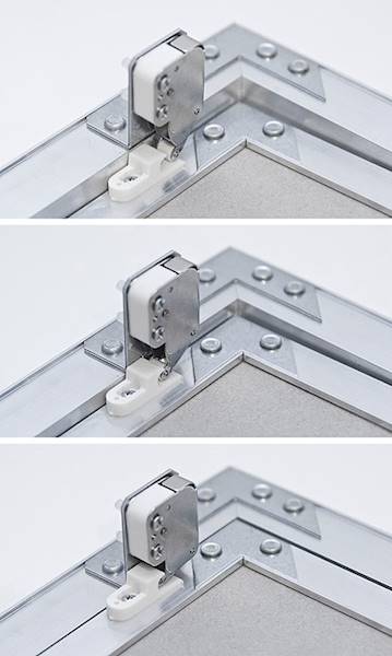 DRZWICZKI REWIZYJNE ALUMINIOWE G-K 200x250x12.5