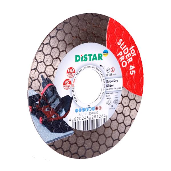 TARCZA DISTAR EDGE DRY SLIDER UKOSWANIA 125/30MM