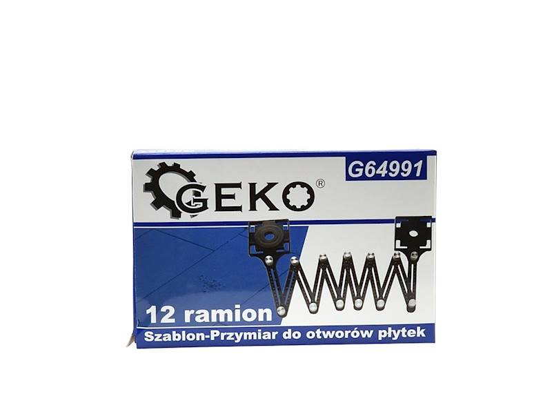 SZABLON DO KSZTAŁTÓW I OTWORÓW 12 RAMION GEKO