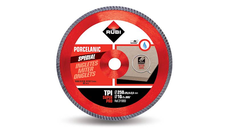 TARCZA DIAMENTOWA RUBI TPI 250/25.4mm/45" SZLIF