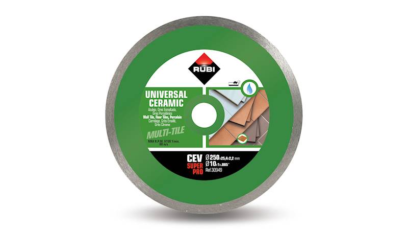 TARCZA DIAMENTOWA RUBI CEV SUPERPRO 250/25.4mm