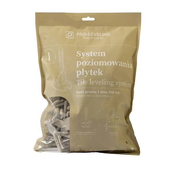 SYSTEM POZIOMOWANIA PŁYTEK PRO-LEVELING BAZA 1MM