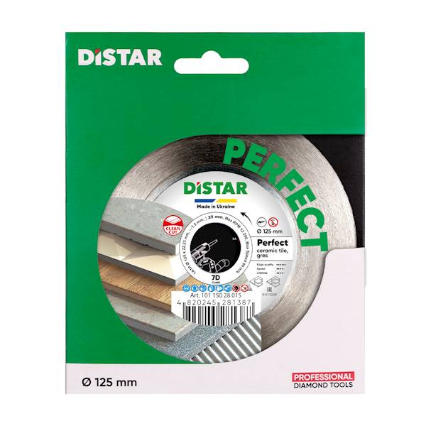 TARCZA DISTAR PERFECT DO CIĘCIA PŁYTEK 1.5/125MM