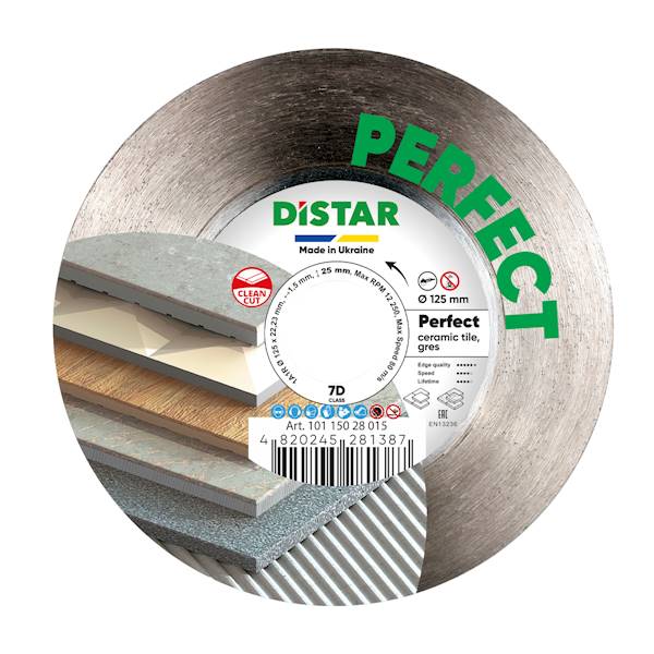 TARCZA DISTAR PERFECT DO CIĘCIA PŁYTEK 1.5/125MM
