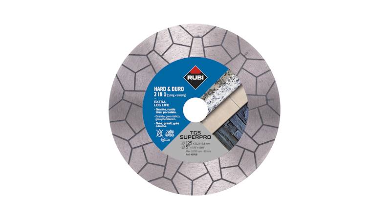 TARCZA DIAMENTOWA RUBI TGS SUPERPRO 125/22.2mm