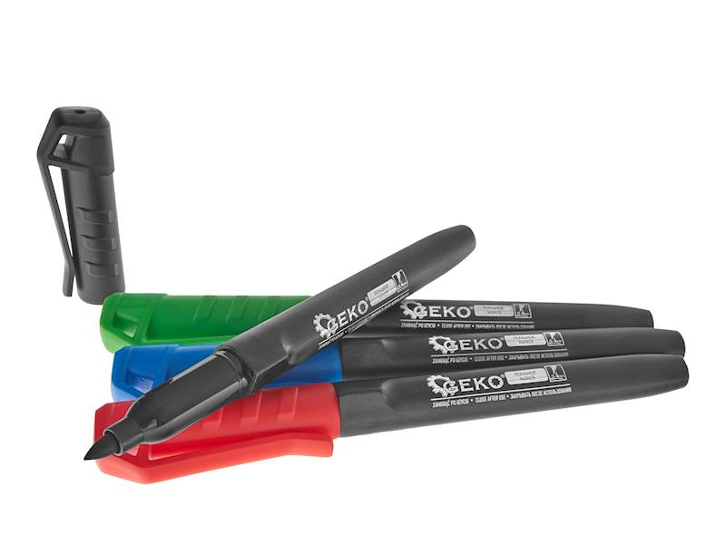 MARKER BUDOWLANY PERMAMENTNY KOLOR /4 SZT/ GEKO