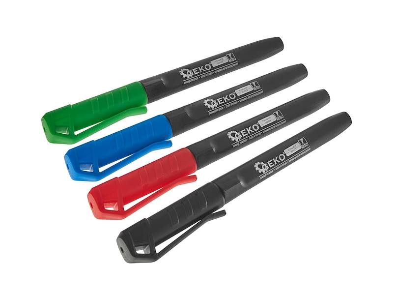 MARKER BUDOWLANY PERMAMENTNY KOLOR /4 SZT/ GEKO