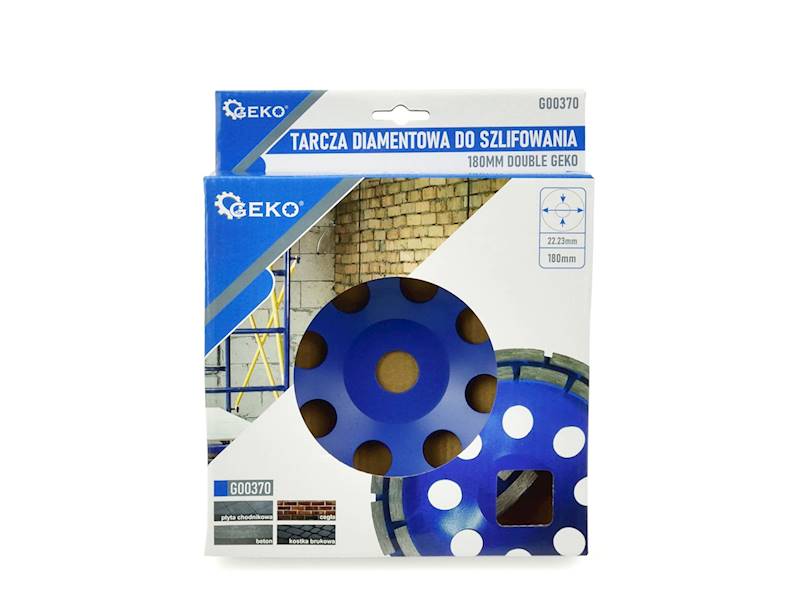 TARCZA DIAMENTOWA DO BETONU DUBLE GEKO 180MM