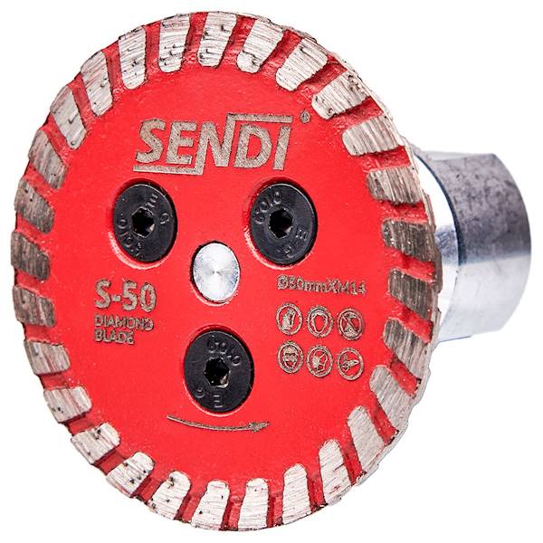 TARCZA DO PODCINANIA+ADAPTER M14 50MM S-50 SENDI