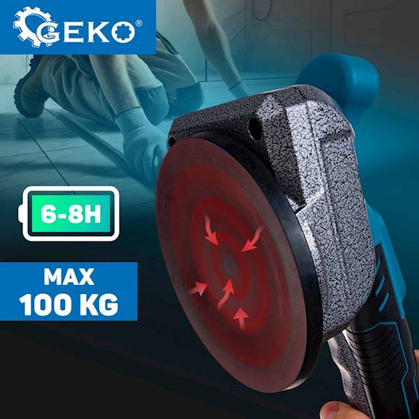 PRZYSSAWKA WIBRACYJNA AKU 130MM GEKO 21V /2 AKU/