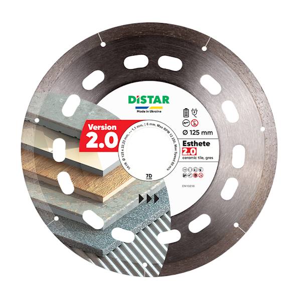 TARCZA DISTAR ESTHETE DO CIĘCIA PŁYTEK 1.1/125MM