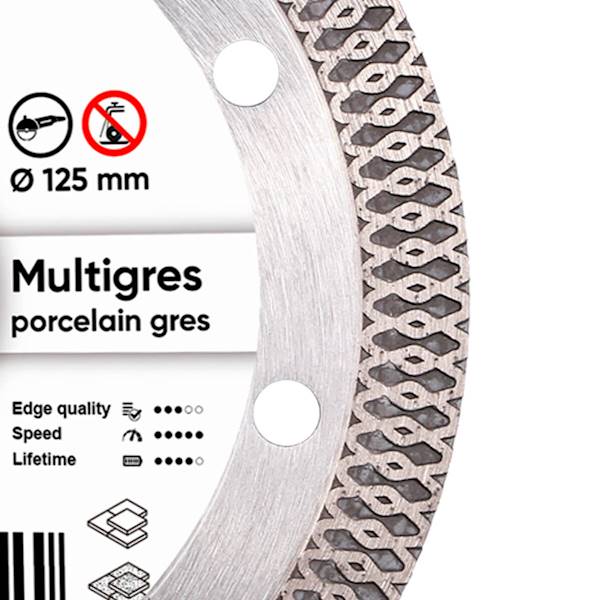 TARCZA DISTAR MULTIGRES DO CIĘCIA GRESU 1.4/125MM