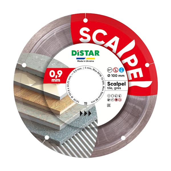 TARCZA DISTAR SCALPEL DO CIĘCIA PŁYTEK 0.9/100MM