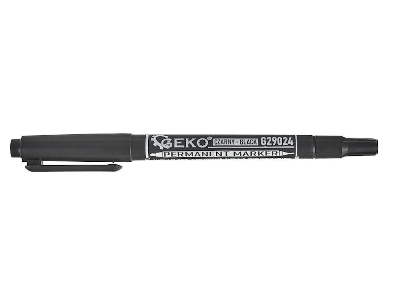MARKER BUDOWLANY PERMAMENTNY 0,5/1MM CZARNY GEKO