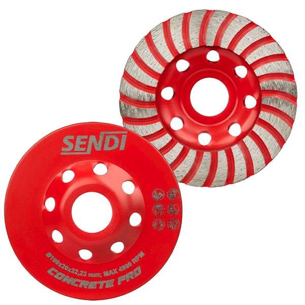 TARCZA DO SZLIFOWANIA BETONU TRIPPLE PRO 100 SENDI