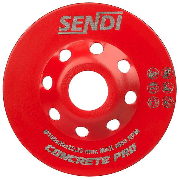 TARCZA DO SZLIFOWANIA BETONU TRIPPLE PRO 100 SENDI