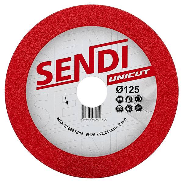 TARCZA DO CIĘCIA GRESU UNICUT SENDI 125/22MM