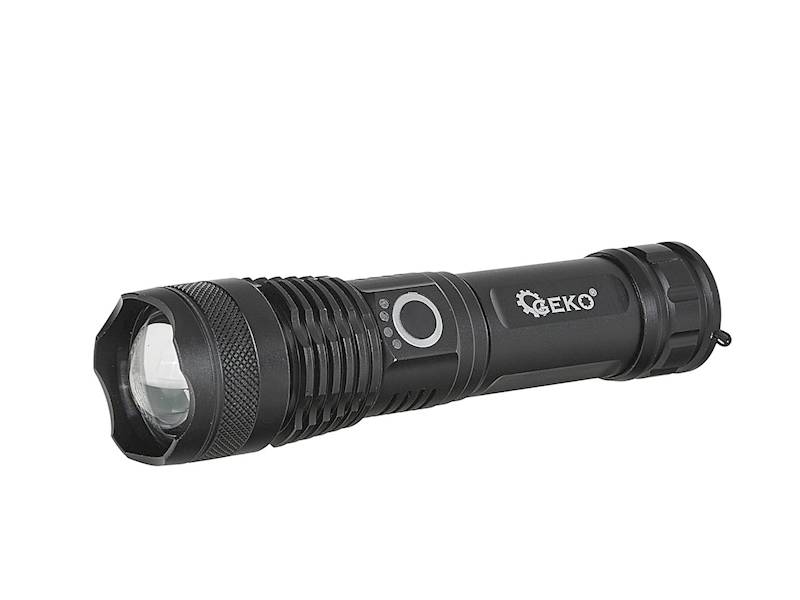 LATARKA TAKTYCZNA LED XHP50 15W/1500 LM GEKO
