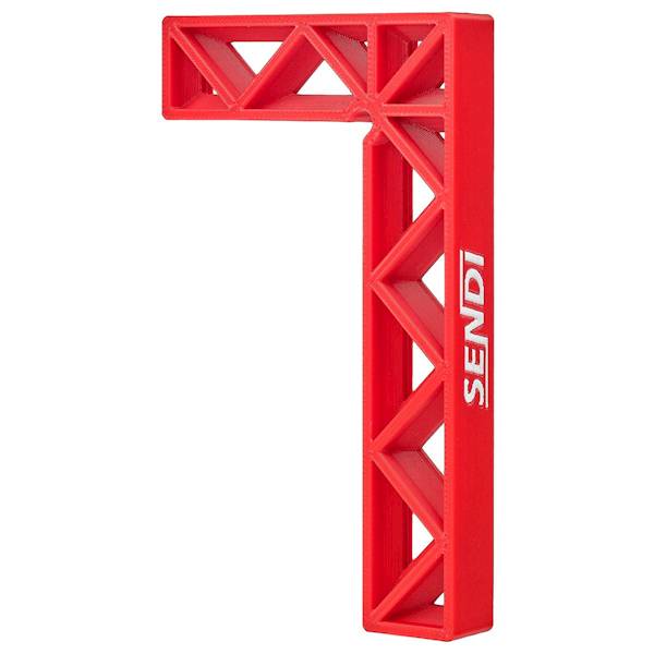 KĄTOWNIK GLAZURNICZY PLASTIKOWY 50x100 MM SENDI
