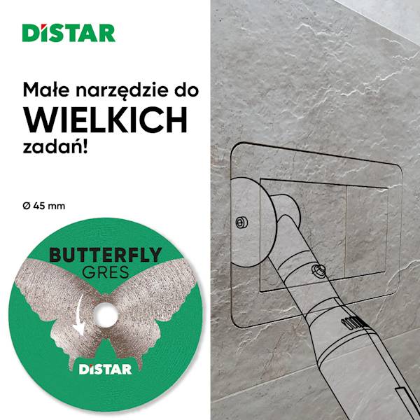 TARCZA DISTAR BUTTERFLY PROXXON 0.4/45/5.8MM+ŚRUBA