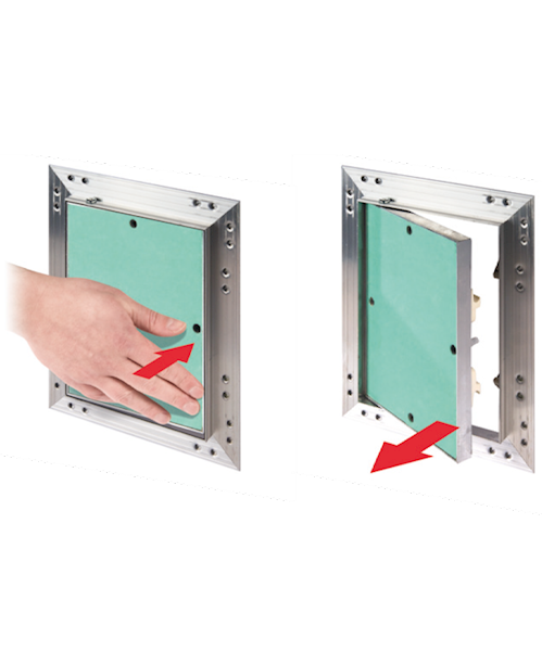 DRZWICZKI REWIZYJNE ALUMINIOWE G-K 250x250x12.5